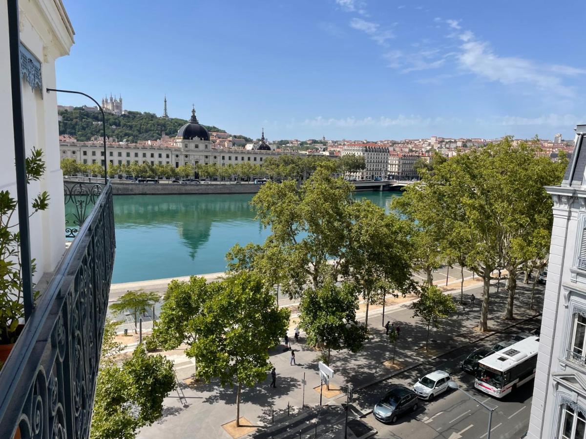 Апартаменты Vue Sur Rhone Лион Экстерьер фото